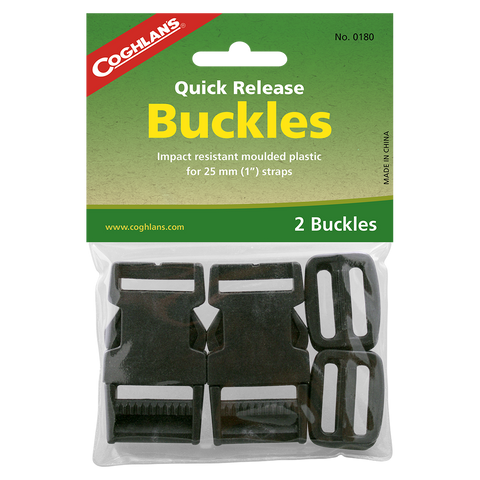 COGHLANS BUCKLES QUICK RELEASE PACK OF 2