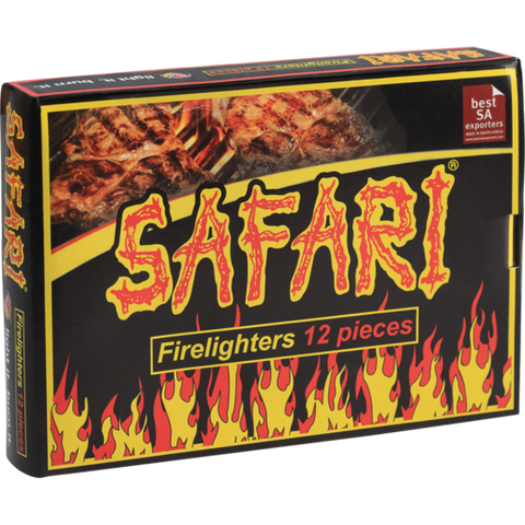 SAFARI FIRE LIGHTERS PACK OF 12