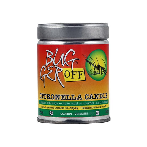 BUGGER OFF CANDLE CITRONELLA 500G