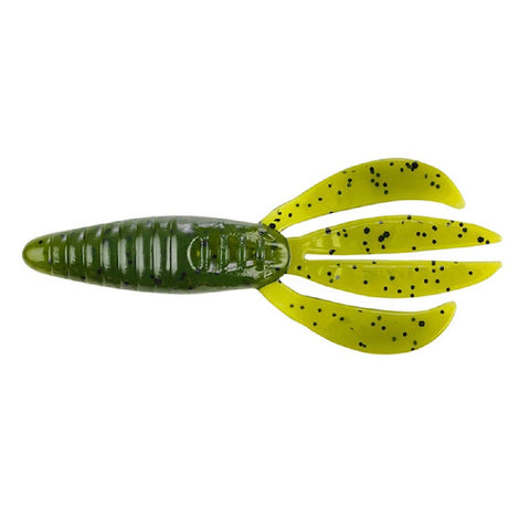 BERKLEY POWERBAIT PIT BOSS GREEN/PUMPKIN 3 INCH PACK OF 10