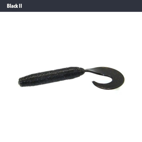 DAMIKI WORM JR JUMBO BLACK 3.5" PACK OF 10