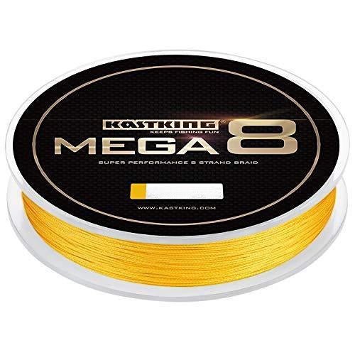 KASTKING MEGA8 BRAID YELLOW 40LB 300M