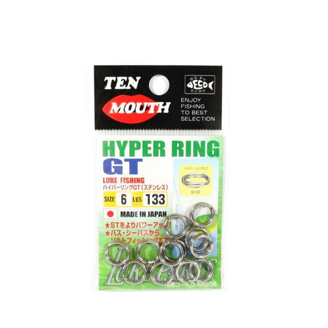 TEN MOUTH HYPER RING GT #6 PACK OF 12