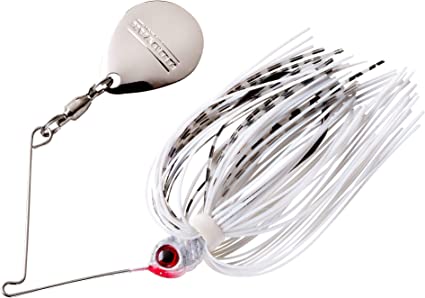 BOOYAH SPINNERBAIT MICRO POND MAGIC 1/8 WHITE/BLACK BYMPM18685