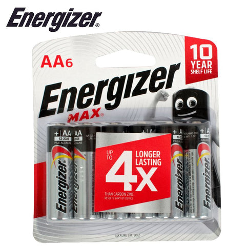 ENERGIZER AA PACK OF 6