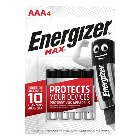 ENERGIZER AAA PACK OF 4