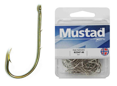 MUSTAD HOOK 92247 NI 2/0 25P PACK OF 25