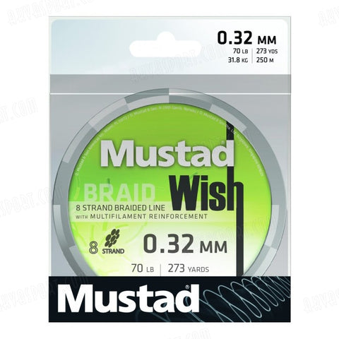 MUSTAD WISH BRAID 70LB 250M