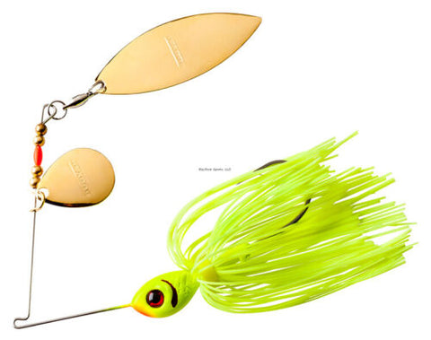 BOOYAH SPINNERBAIT BLADE 1/4 WHITE CHARTREUSE BYBT14646