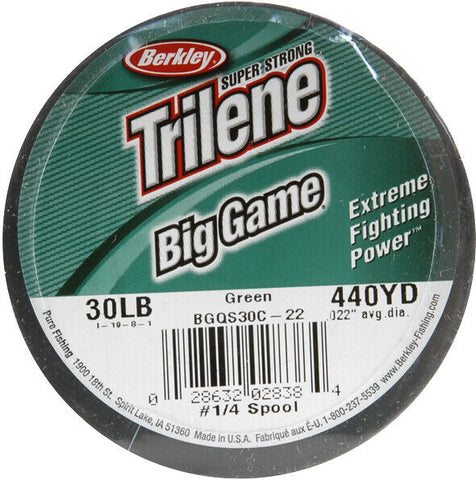 BERKLEY TRILENE BIG GAME 30LB 440Y GREEN