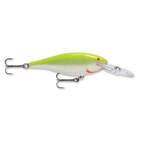 RAPALA SHAD RAP SR07 SILVER FLUORUSCENT CHARTREUSE