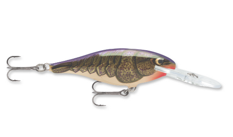 RAPALA SHAD RAP SR07 PURPLE OLIVE CRAW